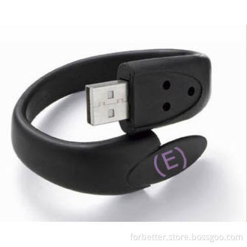 Customized Silicone Bracelets USB Flash Drives 1-32GB Hot! ! !